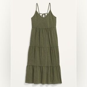Old Navy Tiered Midi Cami Swing Dress